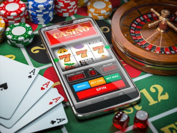 Mobile app interface showing live casino and sports